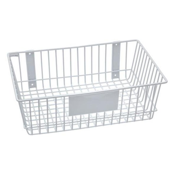 Rackem Racks RACKEM RACKS 9185-W 18 x 12 x 6 in. Wire Basket - White 9185-W